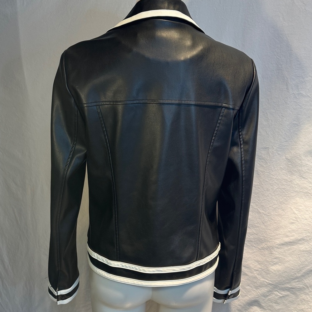 Karl Lagerfeld Black Jacket with White Accents - Picture 6 of 12